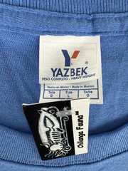 Yazbek Gray Whale Mexico Men’s Size Large T-Shirt Blue NOS