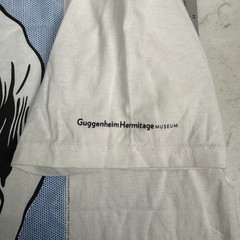 Vintage Roy Lichtenstein Guggenheim Museum Shirt Large Grrrrrrr Dog Pop Art 90s
