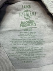 Broken Promises Uzumaki Junji Ito Mens Graphic T Shirt Large Lavender Manga