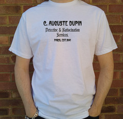 Edgar Allan Poe T-Shirt – C. Auguste Dupin, Detective & Ratiocination Services