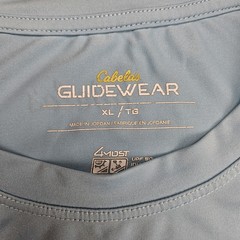 Cabela’s Shirt Men’s XL Guidewear 50+UPF Sun Shirt Long Sleeve Blue Coolcore