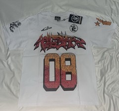 Hellstar Graphic Print White Crew Neck Short Sleeve Men’s T-Shirt