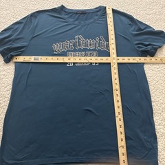 World Wide World Graphic T-Shirt blue Streetwear 2003 Print Men’s XL Y2K style