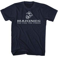 United States Armed Forces U.S. Marines The Few The Proud Logo Men’s T Shirt