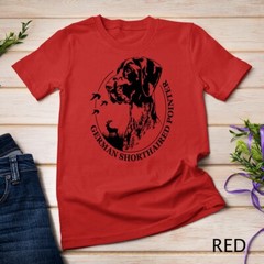 Funny Proud German Shorthaired Pointer hunting dog portrait Unisex T-shirt