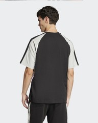 MENS Adidas Black White Essentials ColorBlock Jersey T-Shirt