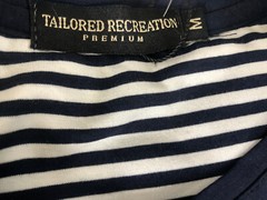 Tailored Recreation Premium Men’s Navy High End Limited Edition T-shirt NWOT M