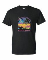T-Shirt – CLASSIC SUNSET MYRTLE BEACH – FUN RESORT Adult