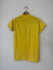 Vintage 70’s Graphic Dearborn Farms Nature Single Stitch Yellow Tee Shirt- Small
