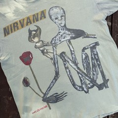 RARE Vintage 90s Nirvana Incesticide Tee KURT COBAIN SLIVER NEVERMIND Sz XL