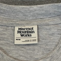 Marmot Mountain Works Gradient Logo Graphic T-Shirt Men’s Medium Gray NWT