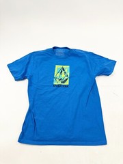 Volcom Shirt Mens Large Blue Ripper Stone Graphic Masculina Short Sleeve Tee