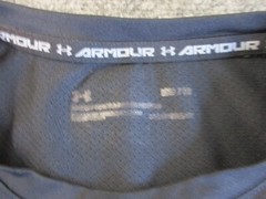 Under Armour Tank Top Shirt Men’s Medium Black Polyester Compression *
