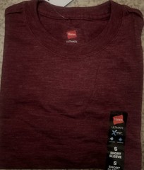 Hanes Ultimate X-Temp T-Shirts S Cranberry Tart Heath New Sealed