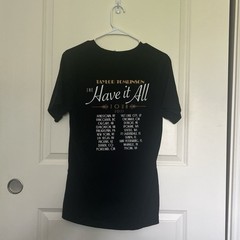 Taylor Tomlinson Have It All Tour 2023 Black S/M Crew Neck Double-Sided Tee
