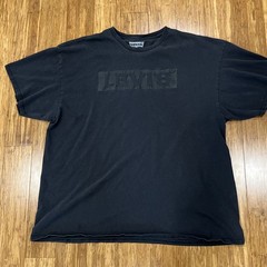 Levi’s Men’s 2XL Graphic Box Logo T-Shirt Charcoal Black Cotton Short Sleeve