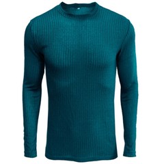 Zonbailon men’s T-shirt solid color crew neck bottoming shirt long sleeve
