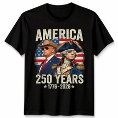 250th Anniversary 250 Years America Funny Trump Washington Unisex T-Shirt