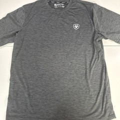ARIAT TEK Men’s Large Short Sleeve Shirt Black USA, Free Shipping!