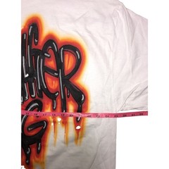 21 Savage T Shirt XXL White It’s All A Blur Tour Slaughter Gang Drake NEW *spots