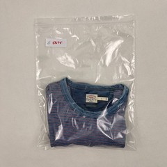 Faherty Shirt Mens L Blue Indigo Dyed Red Striped Organic Cotton Pocket T Casual