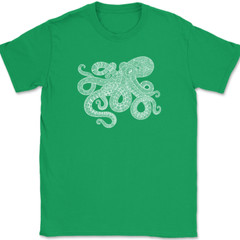 Octopus Mandala T-Shirt Deep Ocean Beautiful Pattern Gift Graphic Tee