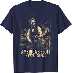 Abraham Lincoln 250 Years 250th Anniversary USA Abe 4th July T-Shirt