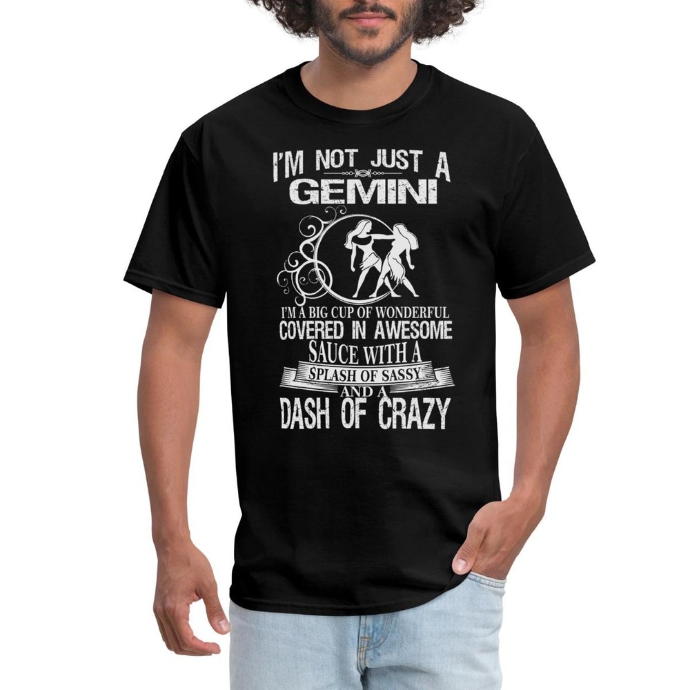 Sassy Gemini Zodiac Signs Humor Men’s T-Shirt