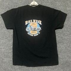 Mens Black Bike Week Daytona Beach FL 2022 T Shirt Motorcycle Event Size Large
