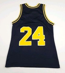 Vintage 90s University Michigan Wolverines Champion Basketball 24 Jersey USA 36