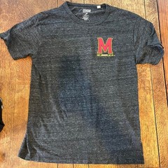 Maryland Terrapins Terps Colosseum Gray Men’s T-Shirt cotton college sports