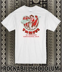Retro Tiki Art Tee T Shirt Mug Restaurant Bar Lounge Tahiti Santa Monica CA