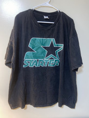 Starter Men’s XL USA large spell out Graphic Print T-Shirt 90s single stitch ￼