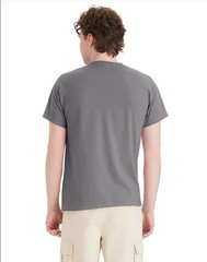 Hanes 5170 5XL EcoSmart Crewneck Short Sleeve Tee Pit to Pit 31″ Oxford Gray