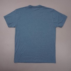 Linksoul Make Par Not War Golf T Shirt Mens Small Dark Teal Blue Cotton Blend