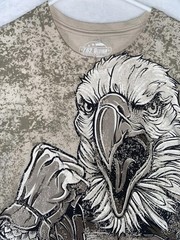 7.62 Design Avenge The Fallen AOP T-shirt Patriots Men of Arms Eagle XLARGE Rare