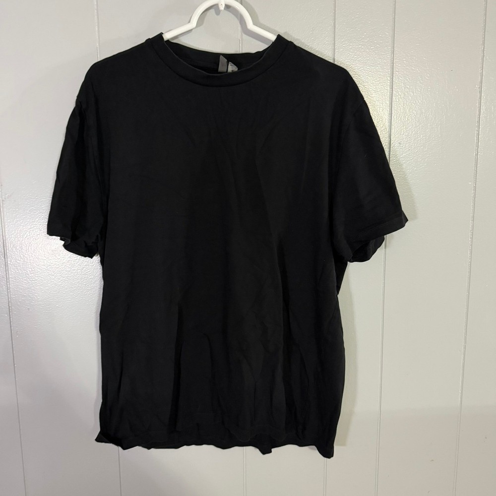 ASOS T-Shirt Mens Medium Black Short Sleeve Crew Neck Solid Basic Tee