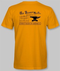 Hay Budden Anvils T-Shirt Short Sleeve – anvil blacksmith forge