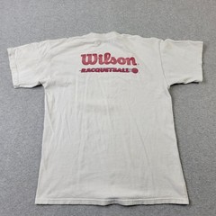 Wilson Racquetball VTG 90s Shirt Mens Medium Stretch Your Imagination Graphic