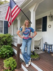 Red White and Blue tie dye shirt USA tie dye American tie dye shirt – All Sizes