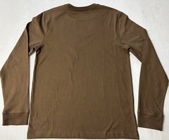 George Men’s Cotton Crewneck Tee with Long Sleeves, Size Small (34-36) NWT