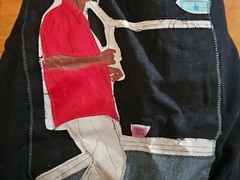 One Of A Kind Custom T-shirt With Urban Feel. Size is XL, but runs small. Unique
