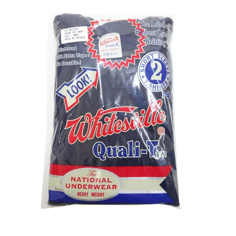 Whitesville WV73544 2-PACK T-SHIRT Navy Size M L XL XXL Men’s Made in Japan