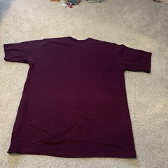 VTG Champion Maroon Plum Heavy Weight Cotton TShirt EXTRA LARGE Unisex Lot Of 12