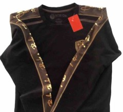 Men’s Bucheli Long Sleeve T Shirt,Italian Style,Cotton, Stretch M……A22.