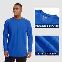 Summer Men’s UV Shirts UPF50+ Outdoor Fishing Water Sport Performance T-Shirts