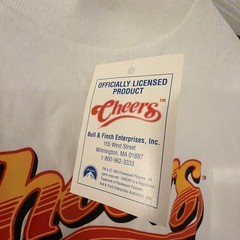 Vintage Cheers Boston T Shirt L Sof Tee Single Stitch 1994 NOS MINT