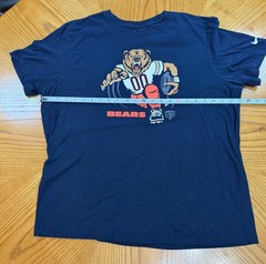 Chicago Bears The Nike Tee Bear Graphic Size XL Navy Blue NFL Football
