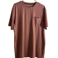Kenneth Cole Active Mauve Pink Mesh Pocket Tee Athletic Men XL
