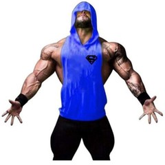 Men’s Muscle Tank Tops Sleeveless Hoodie Workout Shirts Athletic Gym Shirt
